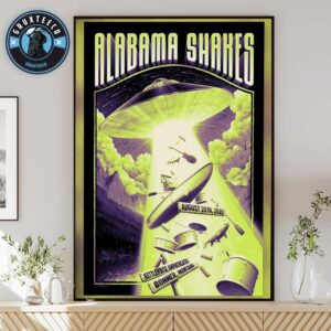 Alabama Shakes At Kettlehouse Amphitheater In Bonner Montana On August 20 2025 Home Decor Poster Canvas