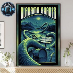 Alabama Shakes Live Show Music At Kettlehouse Amphitheater In Bonner Montana On August 19 2025 Home Decor Poster Canvas