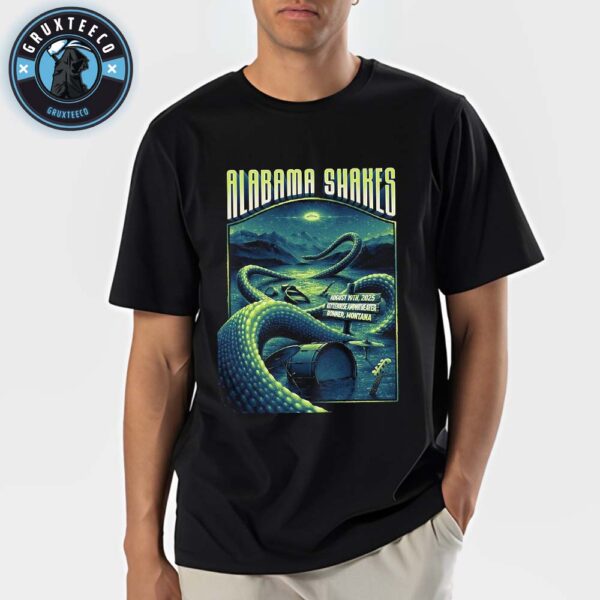 Alabama Shakes Live Show Music At Kettlehouse Amphitheater In Bonner Montana On August 19 2025 Unisex T-Shirt