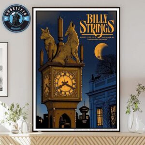 Billy Strings At Commodore Ballroom In Vancouver BC Canada On August 19 20 2025 Art By Pat Hamou Home Decor Poster Canvas