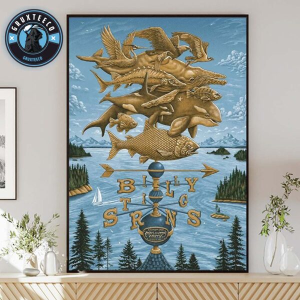 Billy Strings Live Show Music At Angel Of The Winds Arena In Everett WA On August 22 2025 Home Decor Poster Canvas