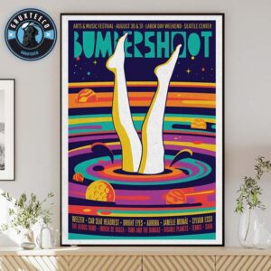 Bumbershoot Live Concert Music & Arts Festival At Labor Day Weekend In Seattles WA On August 30 31 2025 Home Decor Poster Canvas