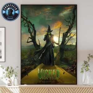 Cynthia Erivo As Elphaba The Second Lead Character Of Wicked Movie Premiering November 21 2025 Home Decor Poster Canvas