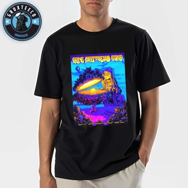 Dave Matthews Band Live Concert At Lake Tahoe Amphitheatre In Caesars Republic Stateline Nevada On August 26 2025 Unisex T-Shirt
