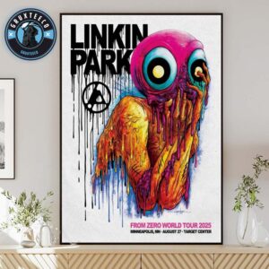 Linkin Park  Zero World Tour At Target Center In Minneapolis MN On August 27 2025 Home Decor Poster Canvas