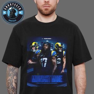 Los Angeles Rams And Nike For The Unveil Rivalries Uniforms NFL With Slogan Midnight Mode On August 28 2025 Unisex T-Shirt
