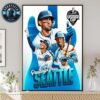 Seattle Mariners Defeat San Diego Padres In MLB Battle At Vedder Cup Tournament On August 26 2025 Home Decor Poster Canvas