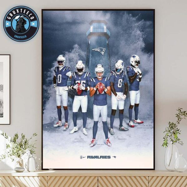 New England Patriots And Nike For The Unveil Rivalries Uniforms NFL On August 28 2025 Home Decor Poster Canvas