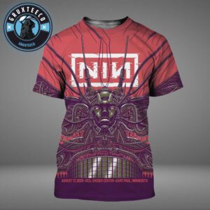 Nine Inch Nails At Xcel Energy Center In Saint Paul Minnessota  On August 17 2025 All Over Print Shirt