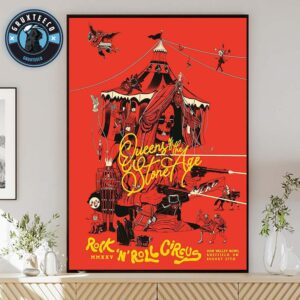 Queens of the Stone Age For The Rock And Roll Circus At Don Valley Bowl In Sheffield UK On August 27 2025 Home Decor Poster Canvas
