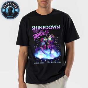Shinedown Dance Kid Dance Tour At Dickies Arena In Fort Worth Texas On August 28 2025 Unisex T-Shirt