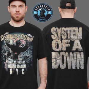 System Of A Down Live Show Music In New York City NY 2025 Unisex T-Shirt