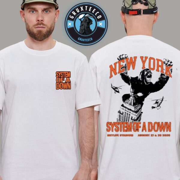System Of a Down And Korn At MetLife Stadium East Rutherford In New Jersey United States On August 28 2025 Unisex T-Shirt