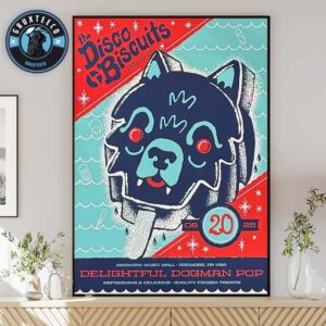 The Disco Biscuits Band Delightful Dogman Pop At Refreshing And Delicious Quality Frozen Treats In Ardmore Music Hall Ardmore PA USA On August 20 2025 Home Decor Poster Canvas