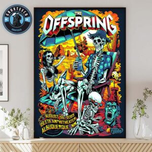 The Offspring Live Concert At Isleta Amphitheater In Albuquerque New Mexico On August 26 2025 Home Decor Poster Canvas