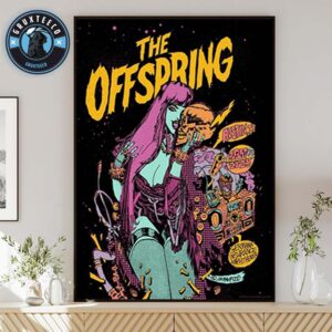 The Offspring Live Show Music At Germania Insurance Amphitheater In Austin Texas On August 24 2025 Home Decor Poster Canvas