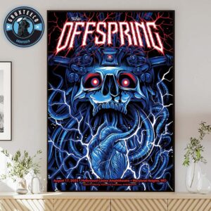 The Offspring Live Show Music At Hollywood Casino Amphitheatre In Maryland Heights MO On August 17 2025 Home Decor Poster Canvas