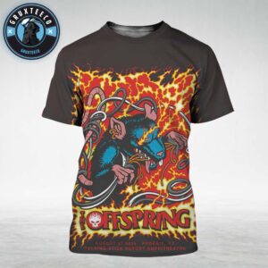 The Offspring Supercharged Tour At Talking Stick Resort Amphitheatre Phoenix In Arizona USA On August 27 2025 All Over Print Shirt