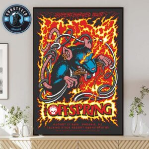 The Offspring Supercharged Tour At Talking Stick Resort Amphitheatre Phoenix In Arizona USA On August 27 2025 Home Decor Poster Canvas