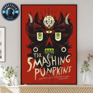 The Smashing Pumpkins Eyes Wide Open Tour At Helsinki Ice In Hall Helsinki Finlan August 24 2025 Home Decor Poster Canvas