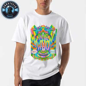 The Who Pop Art Psychedelic Style Art By Santi Pozzi At Prudential Center In Newark New Jersey USA On August 19 2025 Unisex T-Shirt