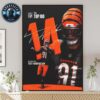 Derek Stingley Jr At Position Cornerback In Houston Texans On The Top 100 NFL 2025 Home Decor Poster Canvas