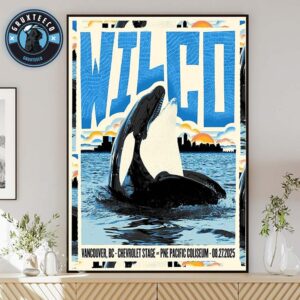 Wilco  For The Chevrolet Stage At The PNE Pacific Coliseum In Vancouver BC On August 27 2025 Home Decor Poster Canvas