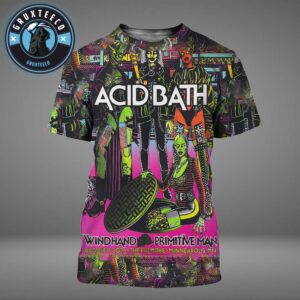 Acid Bath With Windhand And Primitive Man At The Fillmore In Minneapolis MN On August 09 2025 All Over Print Shirt