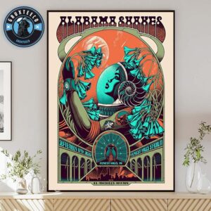 Alabama Shakes At Forest Hills Stadium In FForesst Hills NY On September 17 2025 Home Decor Poster Canvas