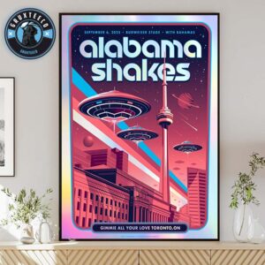 Alabama Shakes  Live Concert At Budweiser Stage In Toronto ON OnSeptember 06 2025 Home Decor Poster Canvas