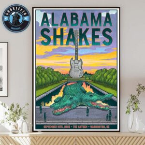 Alabama Shakes Live Show Music At The Anthem In Washington DC On September 19 2025 Home Decor Poster Canvas