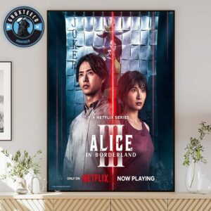 Alice In Borderland Season 3 Now Playing OnLy On Netflix 2025 Home Decor Poster Canvas