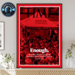 American Hero Charlie Kirk Was Assassinated At Utah Valley University In Utah USA On September 10 2025 Home Decor Poster Canvas