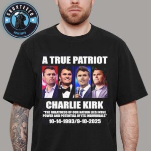 American Hero Charlie Kirk Was Assassinated At Utah Valley University In Utah USA On September 10 2025 Unisex T-Shirt
