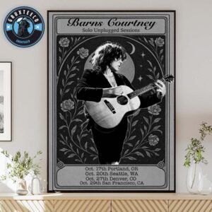 Barns Courtneys Solo Unplugged Sessions Tour On Octorber 2025 Home Decor Poster Canvas