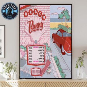Beach Bunny Event November 2025 Show Schedule Home Decor Poster Canvas