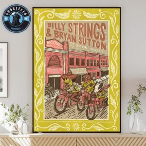 Billy Strings And Bryan Sutton With Royal Masat At Boone In North Carolina On September 11 And 12 2025 Home Decor Poster Canvas