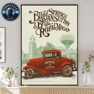Billy Strings And Bryan Sutton With Royal Masat At Woodward Theatre In Owensboro KY On September 05 2025 Home Decor Poster Canvas