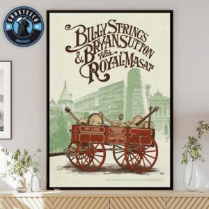 Billy Strings And Bryan Sutton With Royal Masat At Woodward Theatre In Owensboro KY On September 06 2025 Home Decor Poster Canvas