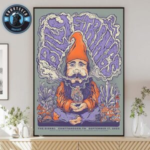 Billy Strings Live Concert At The Signal In Chattanooga Tn On September 17 2025 Home Decor Poster Canvas