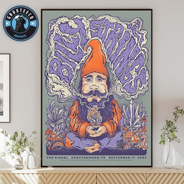Billy Strings Live Concert At The Signal In Chattanooga Tn On September 17 2025 Home Decor Poster Canvas