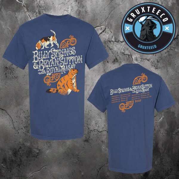 Billy Strings With Bryan Sutton And Royal Masat For Live Show Music On September 2025 Groundhog Style By Travis Bone Unisex T-Shirt