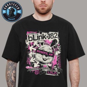 Blink 182 At Walmart Arkansas Music Pavilion In Rogers AR On September 24 2025 Unisex T-Shirt