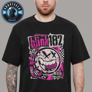 Blink 182 Live Show Music At Darien Lake Amphitheater In Darien NY On September 11 2025 Unisex T-Shirt