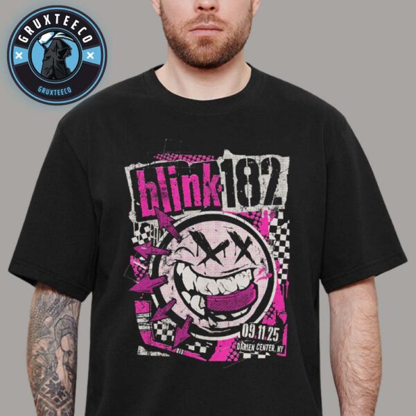 Blink 182 Live Show Music At Darien Lake Amphitheater In Darien NY On September 11 2025 Unisex T-Shirt