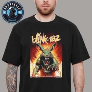 Blink 182 Live Show Music For Riot Fest Chicago On September 19 And 21 2025 Unisex T-Shirt