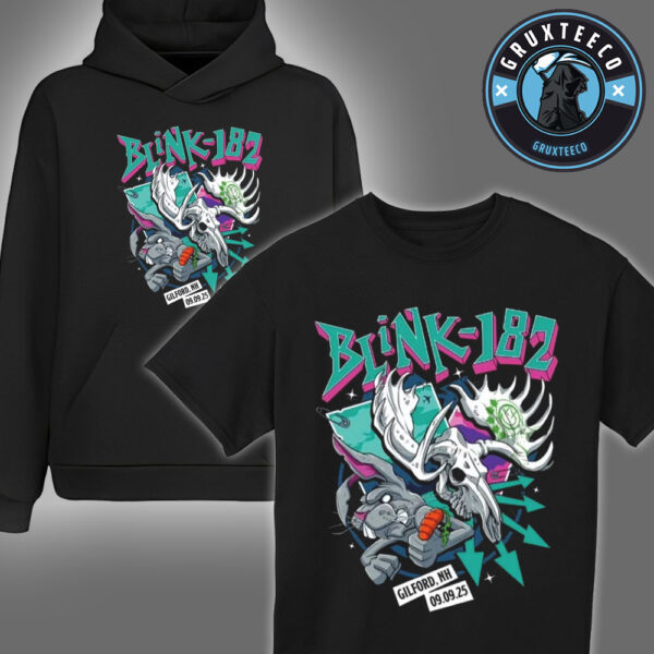 Blink 182 Missionary Impossible Tour At BankNH Pavilion In Gilford New Hampshire On September 09 2025 Unisex T-Shirt