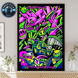 Blink 182 Missionary Impossible Tour At Bethel Woods Center For The Arts In Bethel NY On September 06 2025 Home Decor Poster Canvas