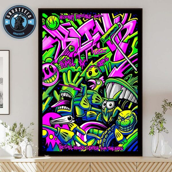 Blink 182 Missionary Impossible Tour At Bethel Woods Center For The Arts In Bethel NY On September 06 2025 Home Decor Poster Canvas