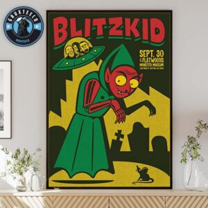 Blitzkid Live Show Music At Flatwoods Monster Museum In Sutton West Virginia On September 30 2025 Home Decor Poster Canvas